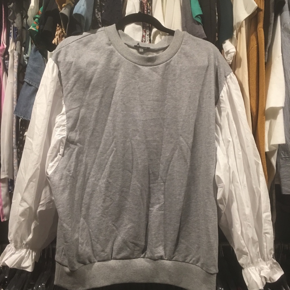 Grey Sweat /Dressy sleeve